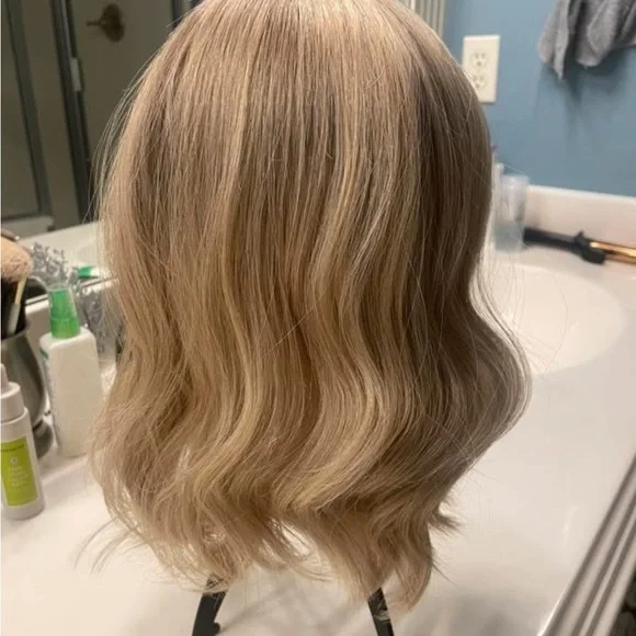 Goldylost “Astra” 14” Human Hair Lace Topper - Picture 2 of 5